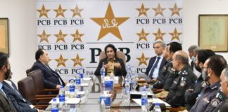 PCB Chairman spends a busy day in Karachi