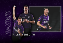Hobart Hurricanes: Meredith commits to Hurricanes 'til at least 2025