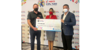 Hero CPL donates TT$135,000 to THE SHELTER Trinidad