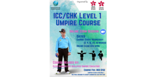 ACO CHK - Umpires Level 1 Training Program - February to March 2022