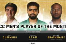 ICC Player of the Month Nominations for March announced