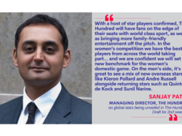 Sanjay Patel, Managing Director, The Hundred on global stars being unveiled in The Hundred Draft for 2nd season