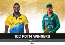 Angelo Mathews and Tuba Hassan crowned ICC Players of the Month for May