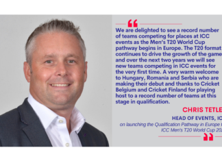 Chris Tetley, Head of Events, ICC on launching the Qualification Pathway in Europe for ICC Men's T20 World Cup 2024
