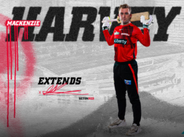 Melbourne Renegades: Harvey extends stay at the 'Gades