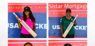USA Cricket official equipment and cricket balls supplier, Newbery award 4 players from women’s regionals