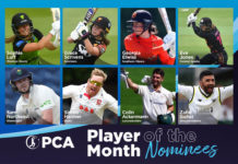 PCA: Vote for your July Player of the Month