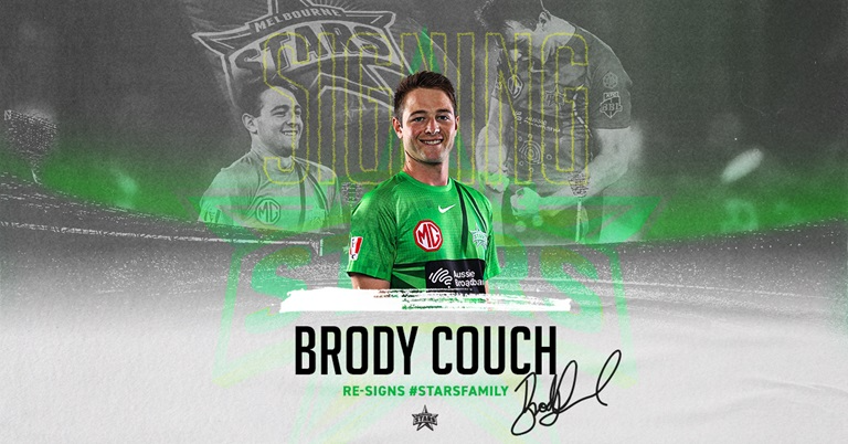 Melbourne Stars Brody Couch signs for 2 more years cricexec