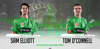 Melbourne Stars: O'Connell and Elliott re-sign with Stars