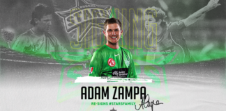 Melbourne Stars secure Zampa for 2 more years