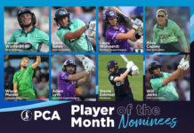 PCA: Vote for your August Player of the Month