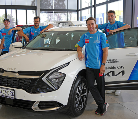 Adelaide Strikers: Adelaide City Kia - Strikers official automotive partner