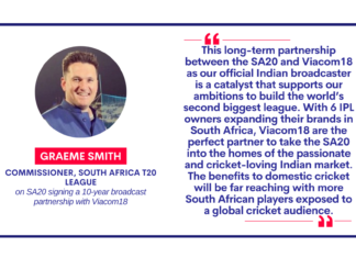 Graeme Smith, Commissioner, South Africa T20 League on November 3, 2022