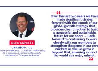 Greg Barclay, Chairman, ICC on November 12, 2022
