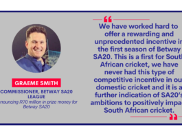 Graeme Smith, Commissioner, Betway SA20 League on December 21, 2022