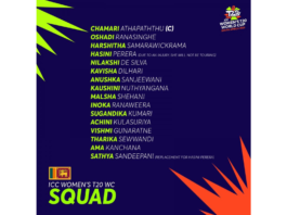 SLC: Sri Lanka Squad for ICC Women’s T20 World Cup 2023