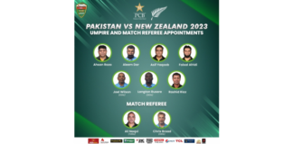 PCB: Ali Naqvi and Chris Broad to lead playing control teams during Pakistan-New Zealand series