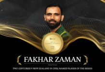 Fakhar and Chaiwai crowned ICC Players of the Month for April