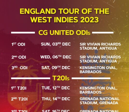 CWI: Tour operator packages now on sale for the England Tour of the West Indies 2023