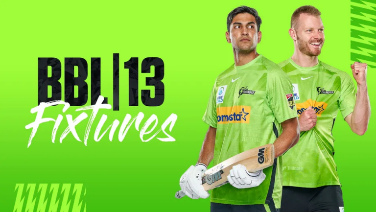 Sydney Thunder’s KFC BBL|13 fixture locked in