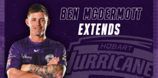 Hobart Hurricanes: McDermott to remain in purple 'til at least 2026