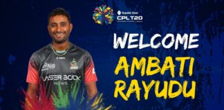 CPL: Ambati Rayudu joins St Kitts & Nevis Patriots