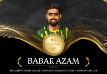 Babar and Kelly win ICC Player of the Month Awards for August