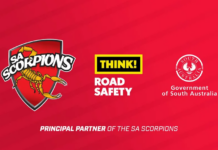 SACA: THINK! Road Safety becomes Scorpions Prinicpal Partner