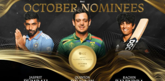 ICC unveils contenders shortlisted for October Player of the Month awards