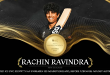 Ravindra and Matthews crowned ICC Players of the Month for October