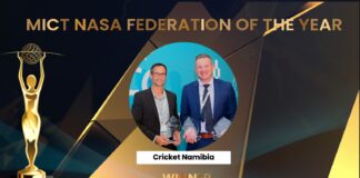 Cricket Namibia triumphs at the Namibia Annual Sports Awards