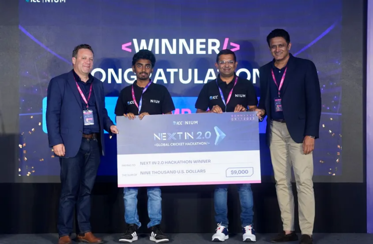 Game-changing idea focused on a groundbreaking wireless stump camera system wins global hackathon at ICC Men’s Cricket World Cup 2023