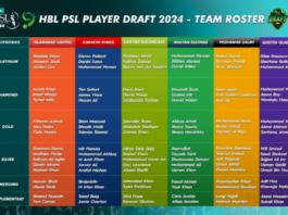 PCB: Rassie van der Dussen, David Willey, Kieron Pollard and Daniel Sams among top picks at the HBL PSL Player Draft 2024