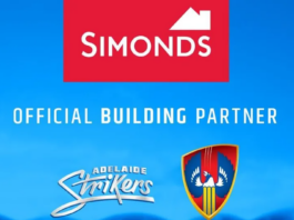 Adelaide Strikers: Simonds joins as Strikers Official Building Partner