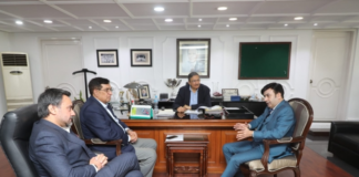 KP Sports Minister meets Chairman PCB Management Committee