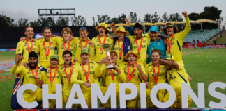 Cricket Australia celebrates U19 Men’s World Cup victory