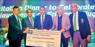 Sri Lanka Cricket recognizes the national rugby team