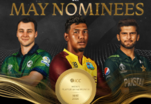 ICC reveals Player of the Month nominees for May