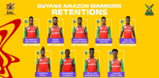CPL: Eight Guyanese players amongst Amazon Warriors Retentions
