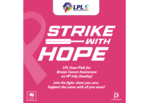 Sri Lanka Cricket will donate funds to help raise cancer awareness