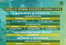PCB: Bangladesh 'A' and Sri Lanka 'A' to tour Pakistan