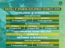PCB: Bangladesh 'A' and Sri Lanka 'A' to tour Pakistan