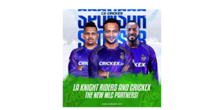 Crickex announced as Principal Sponsor of LA Knight Riders for Major League Cricket 2024