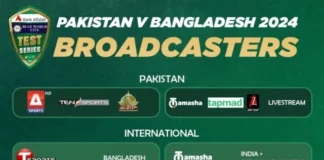 PCB: Broadcasters confirmed for Pakistan v Bangladesh Test series