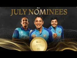 ICC reveals Player of the Month nominees for July