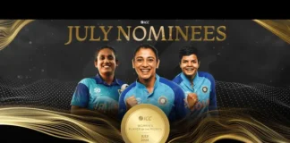 ICC reveals Player of the Month nominees for July