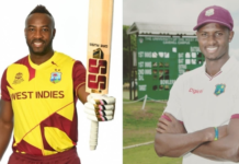 CWI bench Russell and Holder for T20 series against South Africa