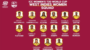 Cricket West Indies announces women’s T20 squad for ICC Women’s T20 World Cup 2024