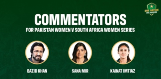 PCB confirms commentators for Pakistan v South Africa women series