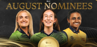 ICC: Player of the Month nominees for August announced